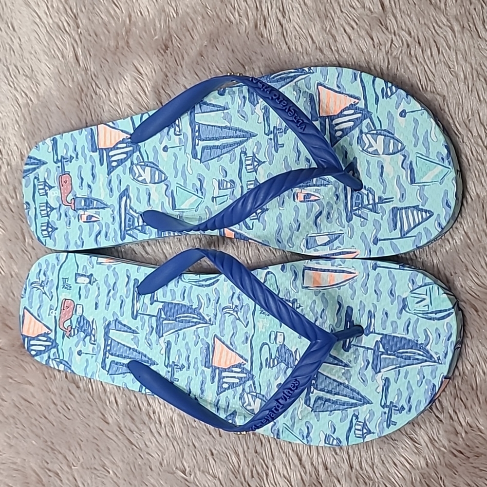 Vineyard vines flip-flops Sz 7-8